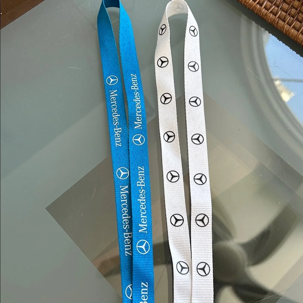 New Mercedes-Benz Lanyard holder name tag keychain